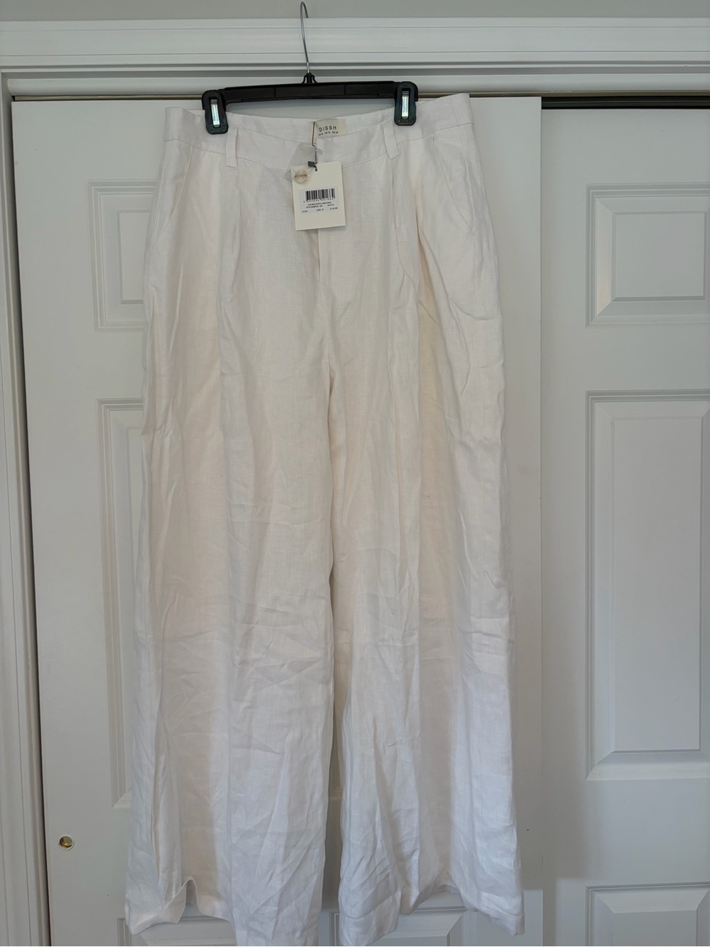Dissh wide leg linen trouser